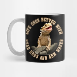 Bearded Dragon Life Is Better Pet Lizard Mug